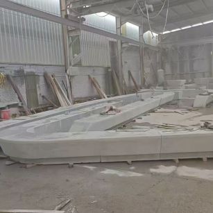 南阳 花岗岩整石坐凳拼装