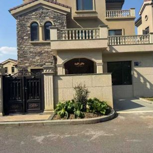 南阳黄金麻别墅干挂效果展示