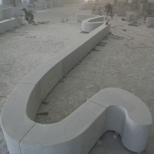 南阳 花岗岩整石坐凳拼装