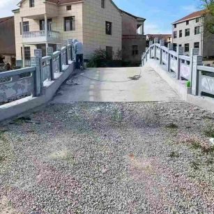 南阳 芝麻灰花岗岩桥栏杆