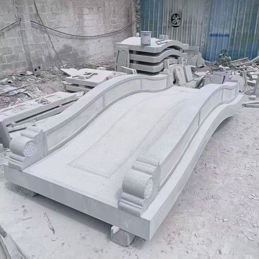 南阳 芝麻灰花岗岩园林景观 小石桥