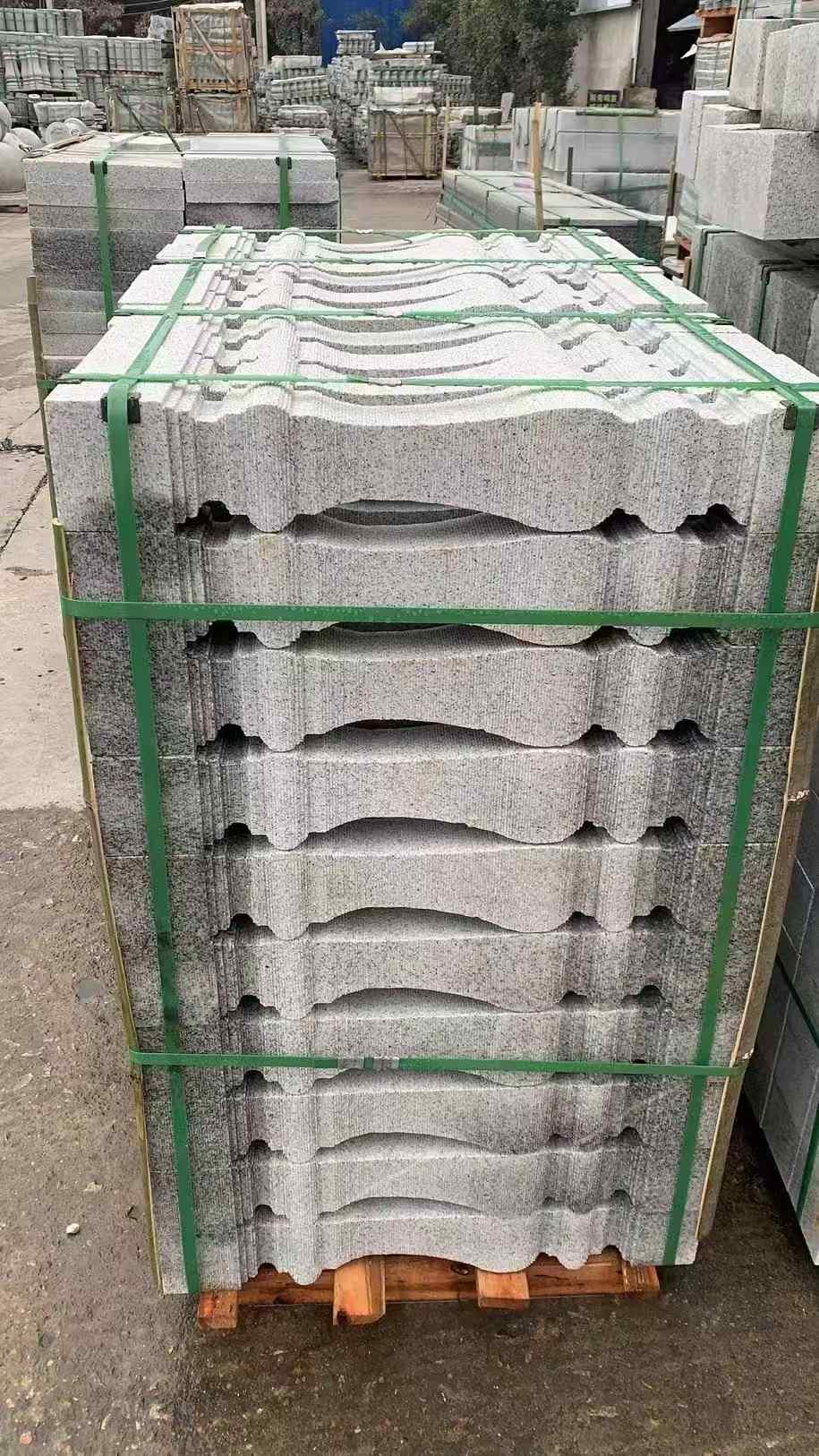 南阳 芝麻白方形拉丝面，栏杆花瓶柱