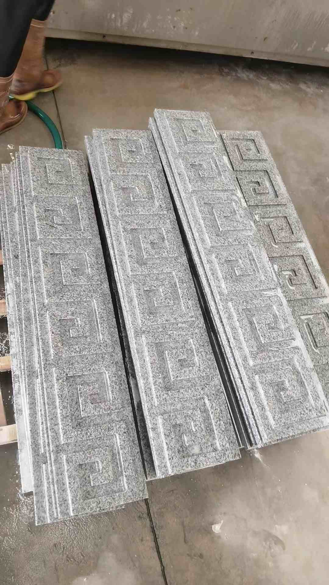 南阳 别墅回纹线条，雕刻