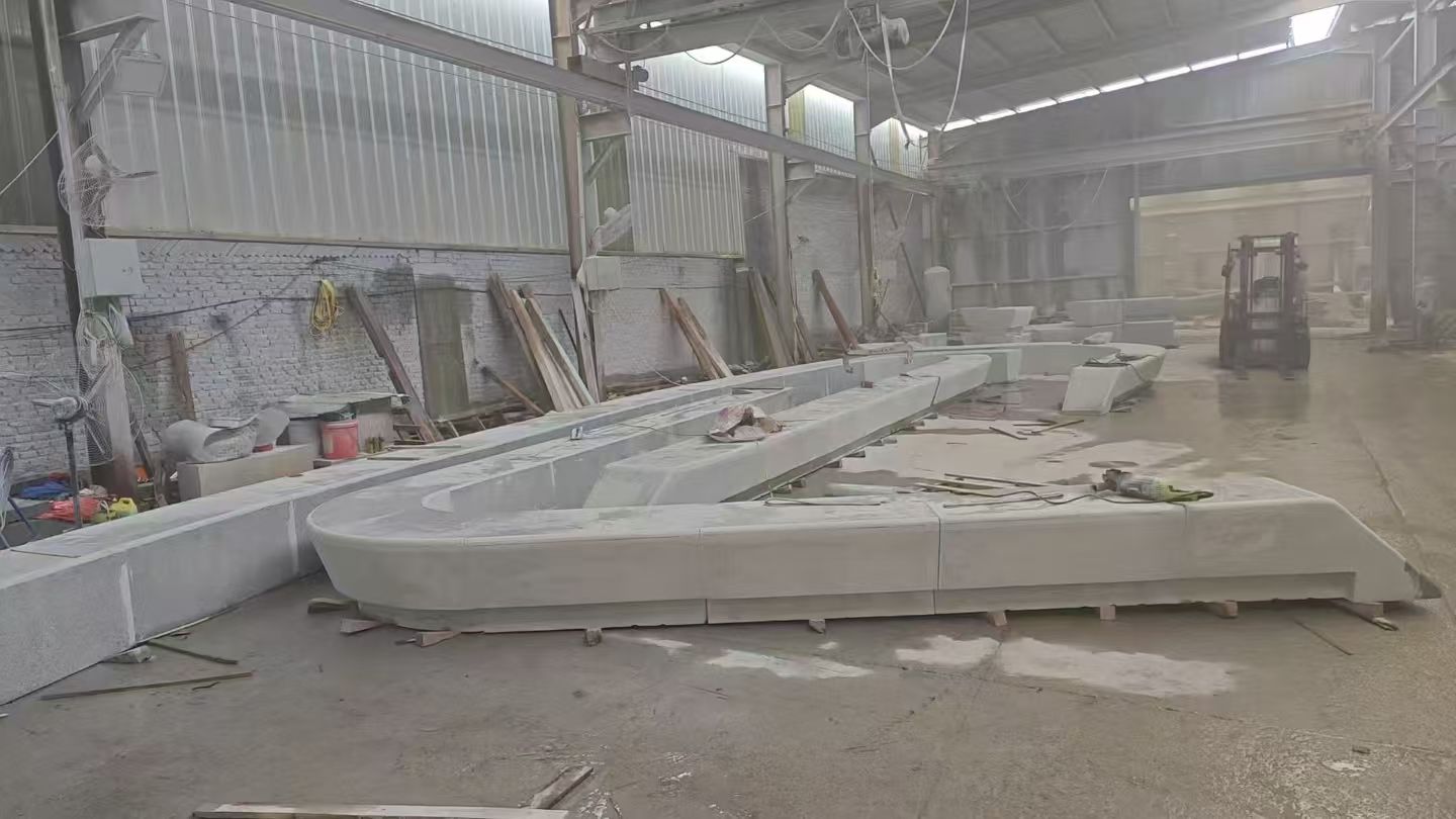 南阳 花岗岩整石坐凳拼装