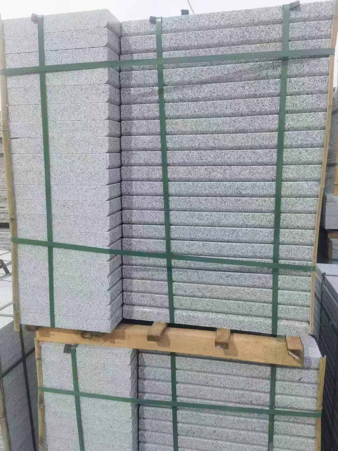 南阳 5公分芝麻白，倒斜角，室外楼梯踏步