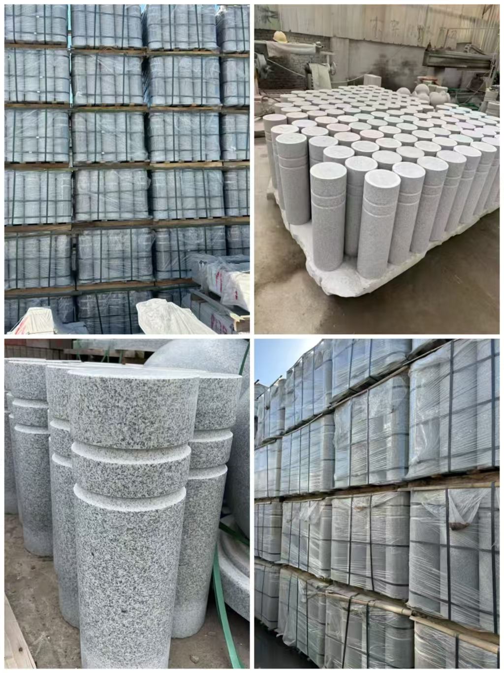 南阳 芝麻白花岗岩挡车柱、隔离柱多少钱